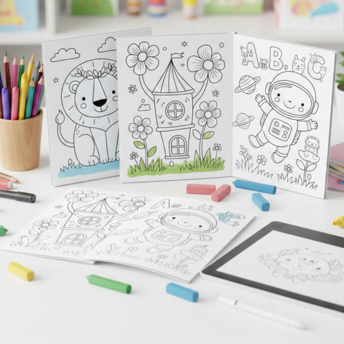Custom Coloring Book Design Services