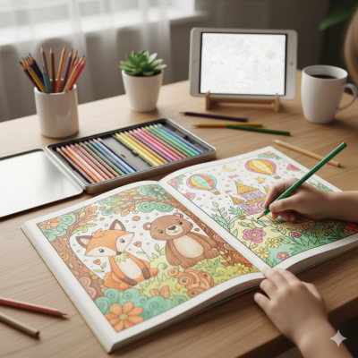 Custom Coloring Book Design