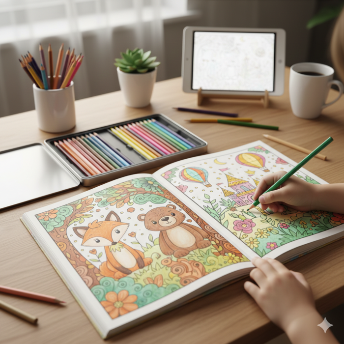 Custom Coloring Book Design